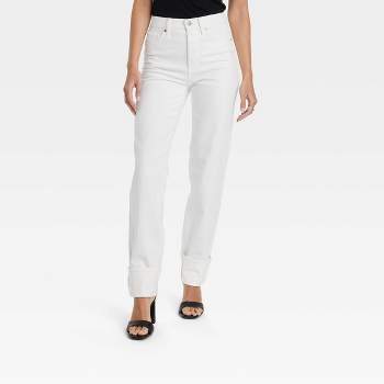 Women's Plus Size Capri Jeans Yellow 14 - White Mark : Target