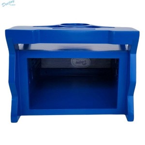 DEEJAYLED 1 DIN + EQ BLUE WOODEN CASE - 1 of 3