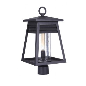 Craftmade Lighting Becca 1 - Light Post Light in  Textured Black - 1 of 2