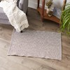 Design Imports Miniature Diamonds - Leather Brown - 2 X 3 Ft - 3 of 4