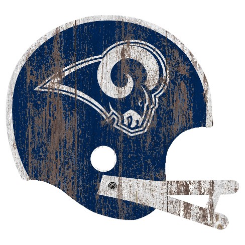 NFL Round Distressed Sign: Los Angeles Rams