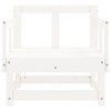 vidaXL Patio Chairs 2 pcs White Solid Wood Pine - 4 of 4