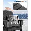 Outdoor Adirondack Chair - HDPE, with Wide Armrests & Slatted Back, All-Weather for Patio & Pool, Ergonomic Backrest - 4 of 4
