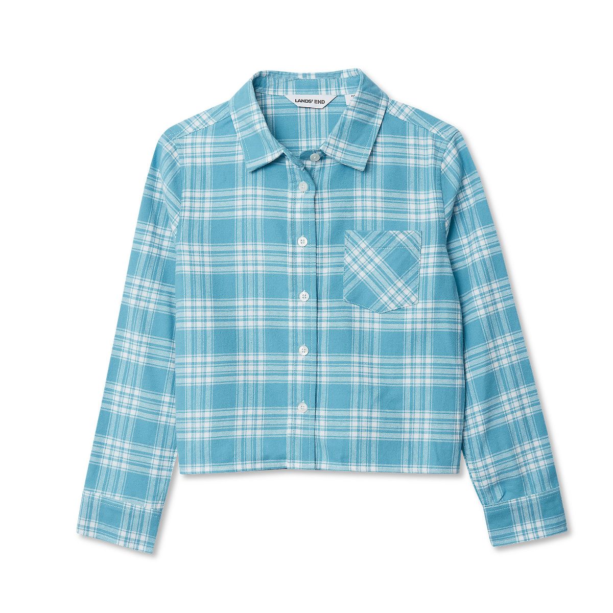 Lands' End Kids Flannel Shirt - thumbnail 7