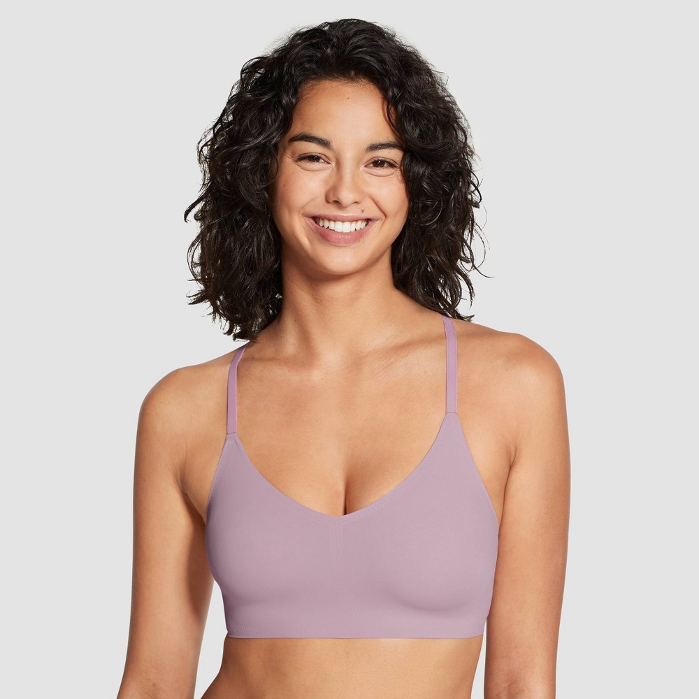 True & Co. Women's Everybody Lace Racerback Bralette - Wisteria M -  89809191