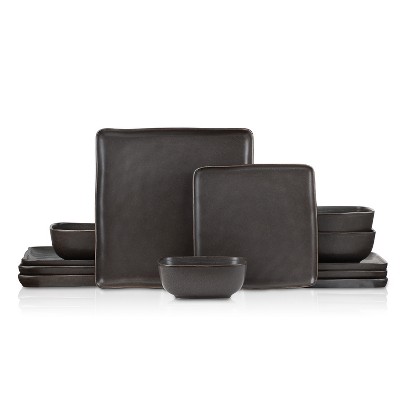 Stone Lain Jonny 12-Piece Stoneware Dinnerware Set, Service for 4
