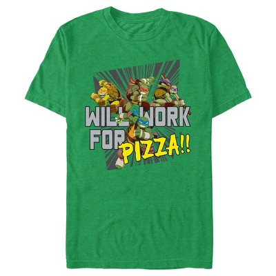 Men's Teenage Mutant Ninja Turtles 30th Birthday Pizza Party T-shirt -  Athletic Heather - 2x Large : Target