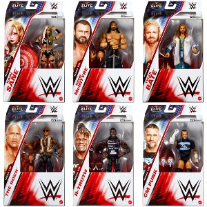 WWE Elite 115 Complete Set of 6 Action Figures - 1 of 2