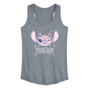 Women's - Disney - Lilo & Stitch Graphic Racerback Tank - 1 of 4