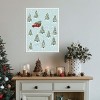 Amanti Art Christmas Tree Hunt by Bex Morley Design Canvas Art Framed - 4 of 4