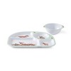 Royal Worcester Wrendale Designs Little Wren Tray & Bowl Set - Featuring Baby Animal Artwork on Durable Melamine - Dishwasher Safe - 2 of 4