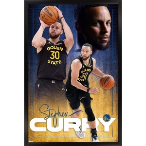 Trends International NBA Golden State Warriors - Stephen Curry 25 Framed Wall Poster Prints - 1 of 4