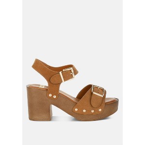 Lhasa Real Suede Leather Clog Women Sandals - 1 of 4