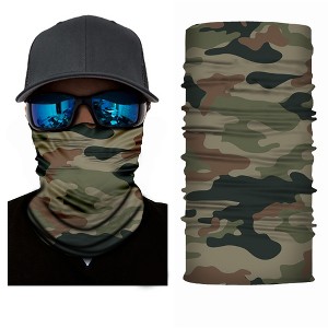 Pack of 8 Face Covering Mask Neck Gaiter Elastic, Fishing and Hunting - Bulk Wholesale - 1 of 4