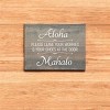 Slickblue Leave Shoes at Door Sign, Aloha Greeting, 9x12 Rustic Pine Wall Plaque, Multiple Color Options - 2 of 3