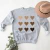 Simply Sage Market Women's Graphic Sweatshirt Melanin Hearts - 3 of 3