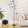 Racxily 67'' Tree-Shaped Floor Lamp with 3 Lights ¨C Foot Switch Included & Easy Assembly - 2 of 4