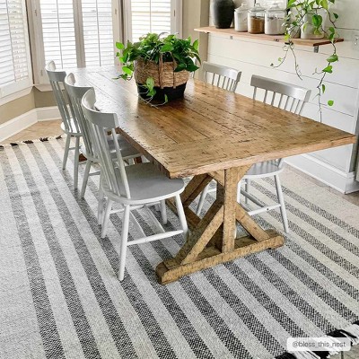 Hauteloom Rectangle Area Rug   Black