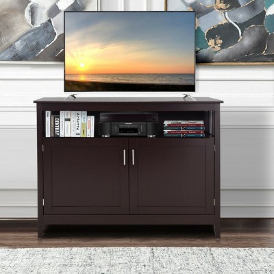 Brown 48" Modern Wood Kitchen Storage Sideboard