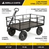 Gorilla Cart 1000 Pound Capacity Heavy Duty Steel Mesh Utility Wagon Cart - image 2 of 4