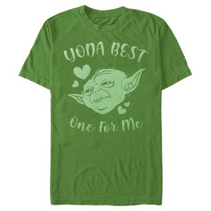 Men's Star Wars Valentine's Day Yoda Best One for Me T-Shirt - 1 of 4