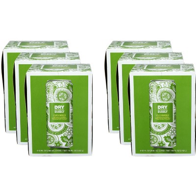 Dry Botanical Bubbly Cucumber Sparkling - 4 per pack - 6 Cases -12 fl oz