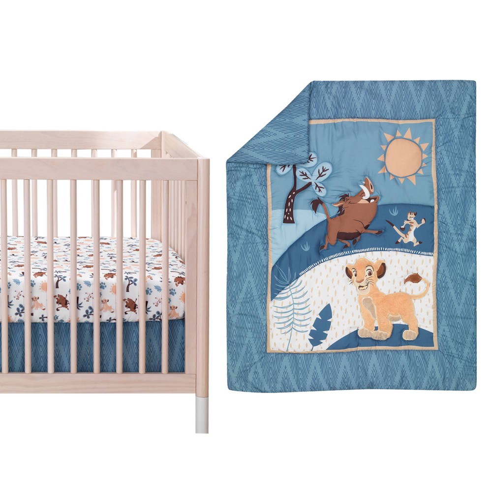 Disney Baby Lambs & Ivy Lion King Adventure Baby Crib Bedding Set - 3pc -  78664588
