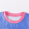 MyKids-USA Spring and Autumn Baby Kids Girls Marine Cartoon Pattern Long Sleeves Top and Pants Casual Pajamas Clothing Set - 2 of 4