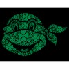 Juniors Womens Teenage Mutant Ninja Turtles St. Patrick's Day Michelangelo Shamrock Fill T-Shirt - 2 of 4