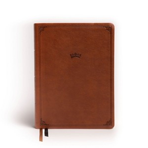 NASB Tony Evans Study Bible, Brown Leathertouch, Indexed - by  Tony Evans & Holman Bible Publishers (Leather Bound) - 1 of 1