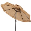 Ainfox 9 ft Thatched Patio Umbrella with Tilt, Hawaiian Style Beach Parasol for Beach, Patio, Poolside, Backyard  Garden - 2 of 4