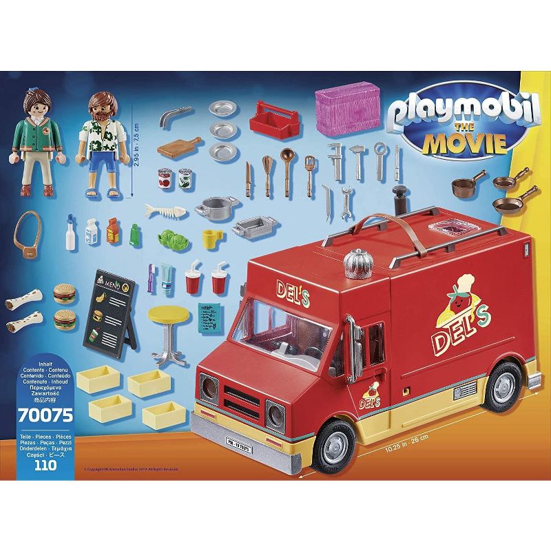 Playmobil Playmobil The Movie 70075 Del's Food Truck Building Set | 110 Pieces, 4 of 5