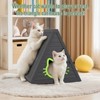MooxvMoo Modern Triangle Design Cat House,Waterproof Resin Shelter for Indoor & Outdoor Use, Warm & Easy to Assemble - 2 of 4