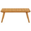 Garden Coffee Table Golden brown Solid acacia wood vidaXL - 4 of 4