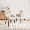 PAGED Luxury Velvet Dining Chairs Modern Dining Room Chairs with High Rebound Seat Cushion for Dining Room, Kitchen, Restaurant - 2 of 4