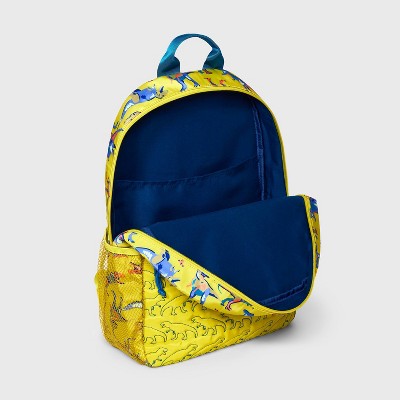 Kids&#39; Backpack with Quilted Dinosaurs - Cat &#38; Jack&#8482; Yellow