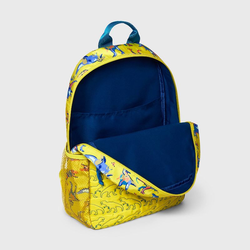 Kids&#39; Backpack with Quilted Dinosaurs - Cat &#38; Jack&#8482; Yellow, 4 of 6