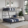 Demi Easy Assembly Metal Bunk Bed Black - Room & Joy - 2 of 4
