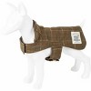 Touchdog (R) 2-In-1 Windowpane Plaid Dog Jacket and Matching Reversible Dog Mat - 3 of 4