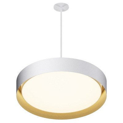 ET2 Lighting Echo 1 - Light Pendant in  White/Gold