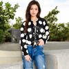 Anna-Kaci Women's Crochet Knit Floral Cardigan with Tassel Tie Front and Scalloped Edges - 2 of 4