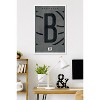Trends International NBA Brooklyn Nets - Logo 25 Framed Wall Poster Prints - 2 of 4