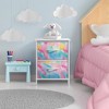 Sorbus Nightstand with 2 Drawers - Steel Frame, Wood Top & Easy Pull Fabric Bins - Great for Home, Bedroom, Office & College Dorm - 2 of 4