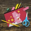 Care Bears Love-A-Lot Bear Makeup Cosmetic Bag Organizer Pouch - 2 of 4