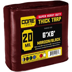 Core Tarps Heavy Duty 20 Mil Tarp Cover, UV Resistant, Rip Proof for Roof, Camping, Patio, Pool, Boat - 1 of 4