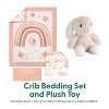 The Peanutshell Boho Rainbow Crib Bedding Set and Stuffie Plush Toy - 4 Piece Set - 2 of 4