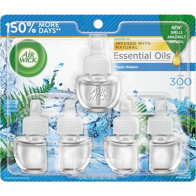 Air Wick Scented Oil Refill, Fresh Waters, 5 refills