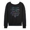 Women's - Wicked - Changed For Good Lightweight French Terry Wide Neck Long Sleeve Graphic Shirt - 2 of 4