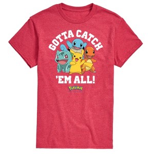 Men's - Pokémon - Gotta Catch 'Em All Group Short Sleeve Graphic T-Shirt - 1 of 4