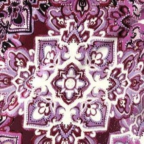 berry pink medallion